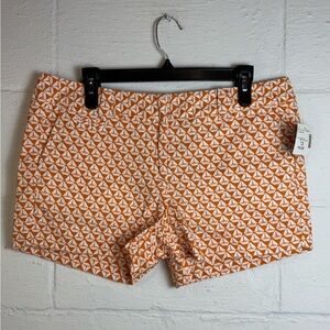 NWT Lands End Canvas Sailboat Woman’s Casual Summer Low Rise Cotton Shorts Sz 10